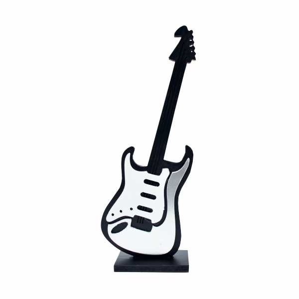 Musical - Guitarra Branca e Preta M